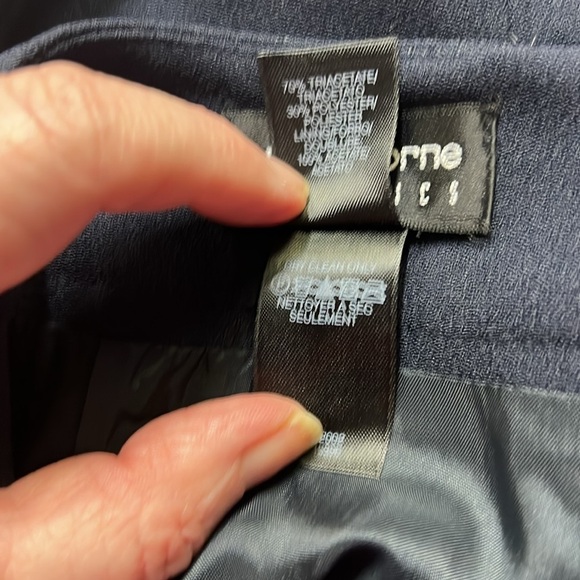 Liz Claiborne Maxi Skirt Navy - Picture 6 of 6